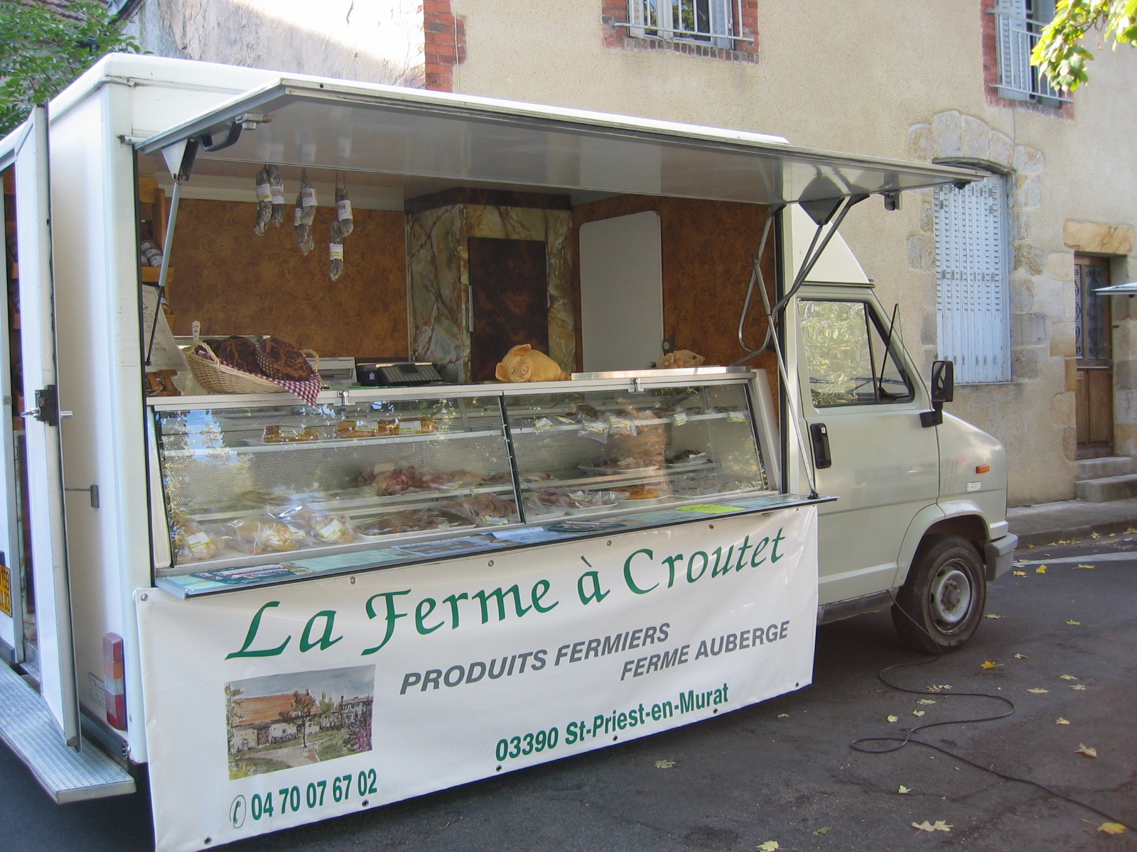 Le camion au marché de Montluçon